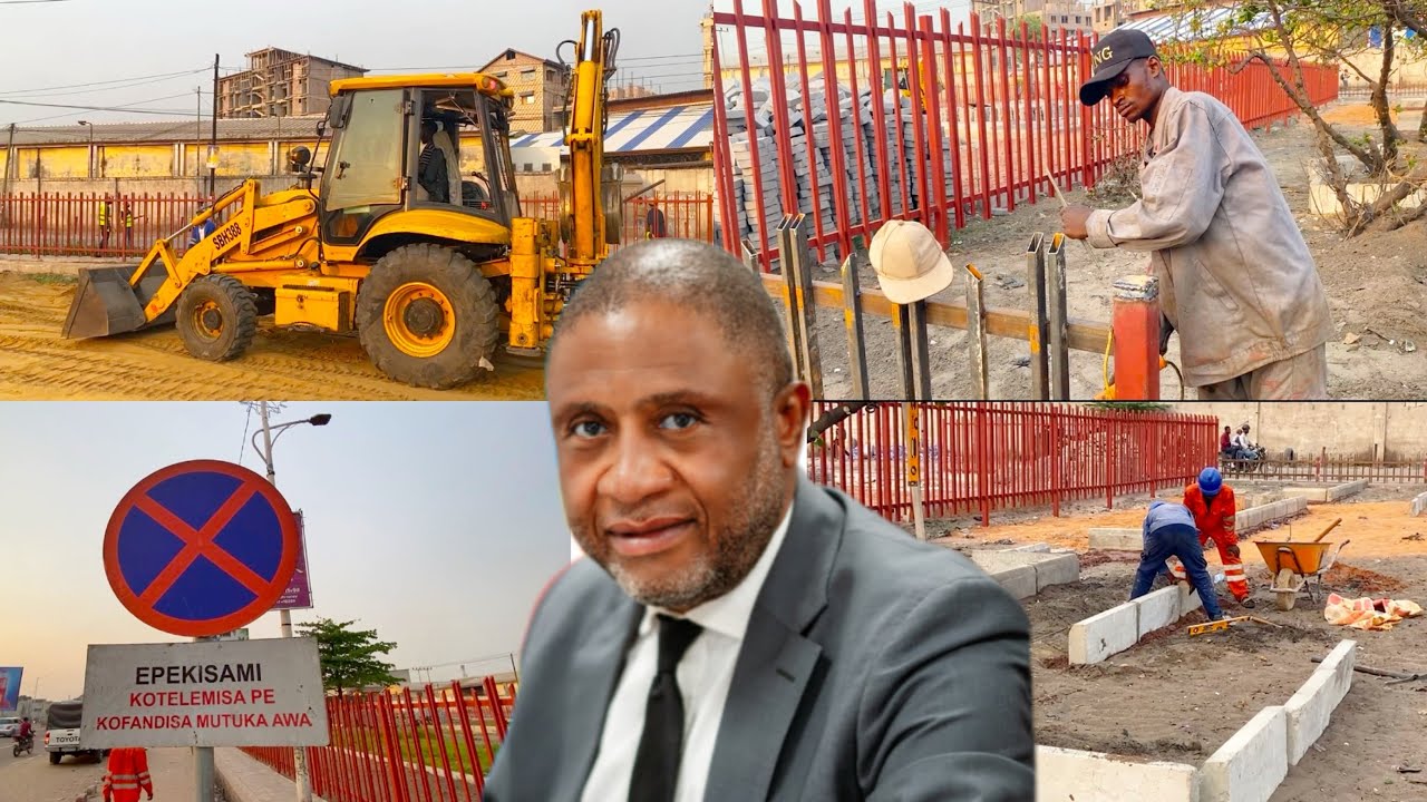 KINSHASA LIMETE 14ÈME RUE : LA CONSTRUCTION D’UN PARKING MODERNE GÉANT