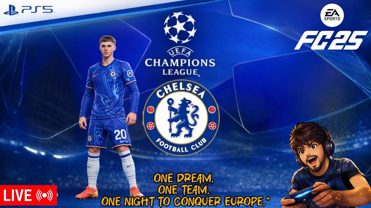 🛑 LIVE: UEFA champions league |One Dream. One Team. One Night To Conquer Europe.