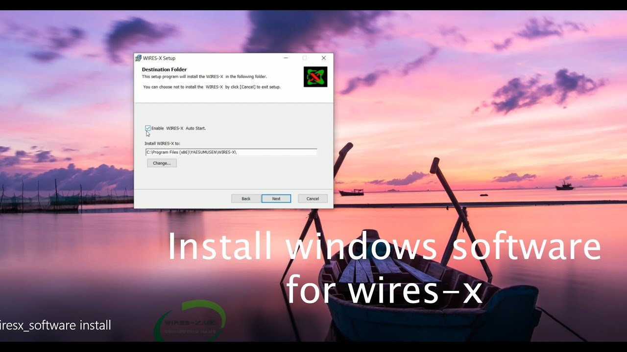 wires-x software install