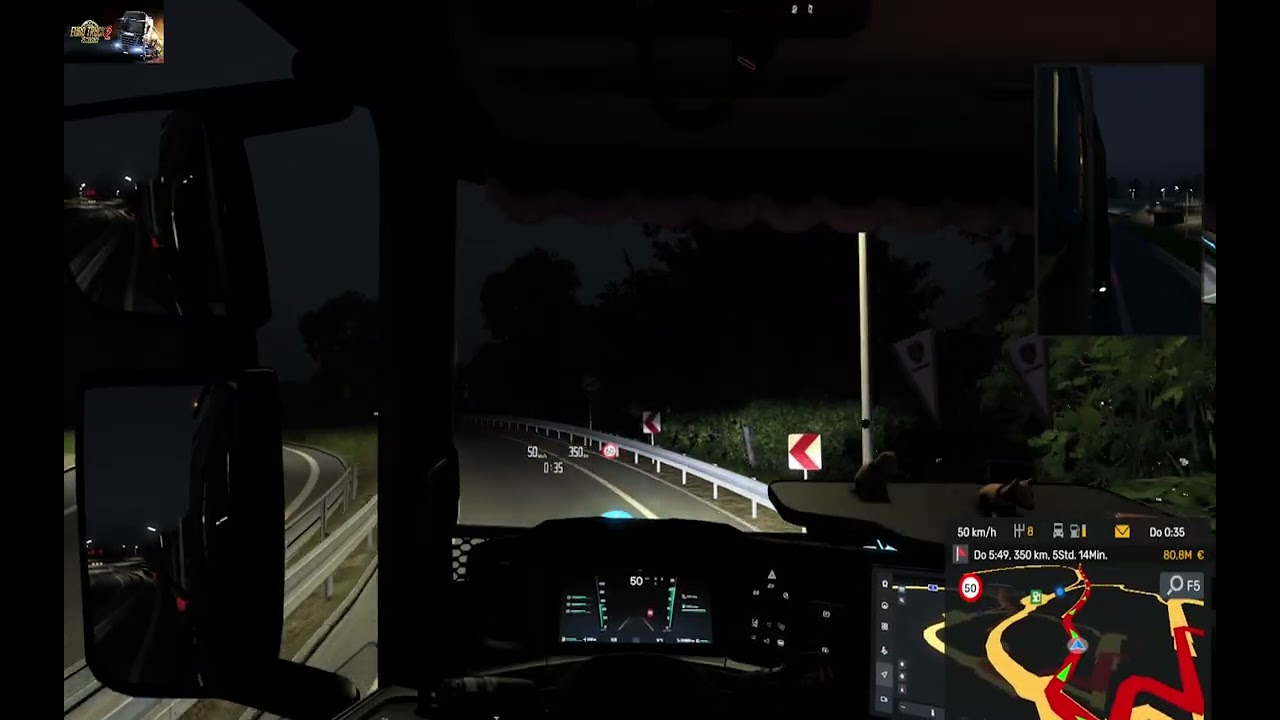ETS2 TruckersMP Scania S770 mit HCT - Trailer Hamburg nach Rostock hin und zurück