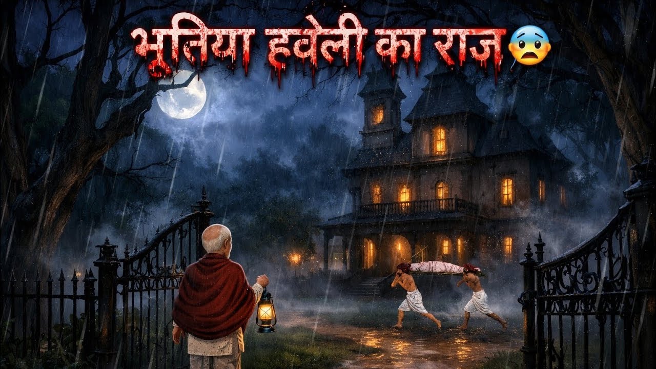 “हवेली के अंदर क्या छुपा है? सच जानकर काँप उठेंगे!” 😱|| #bhootkikahani #horror #ai 