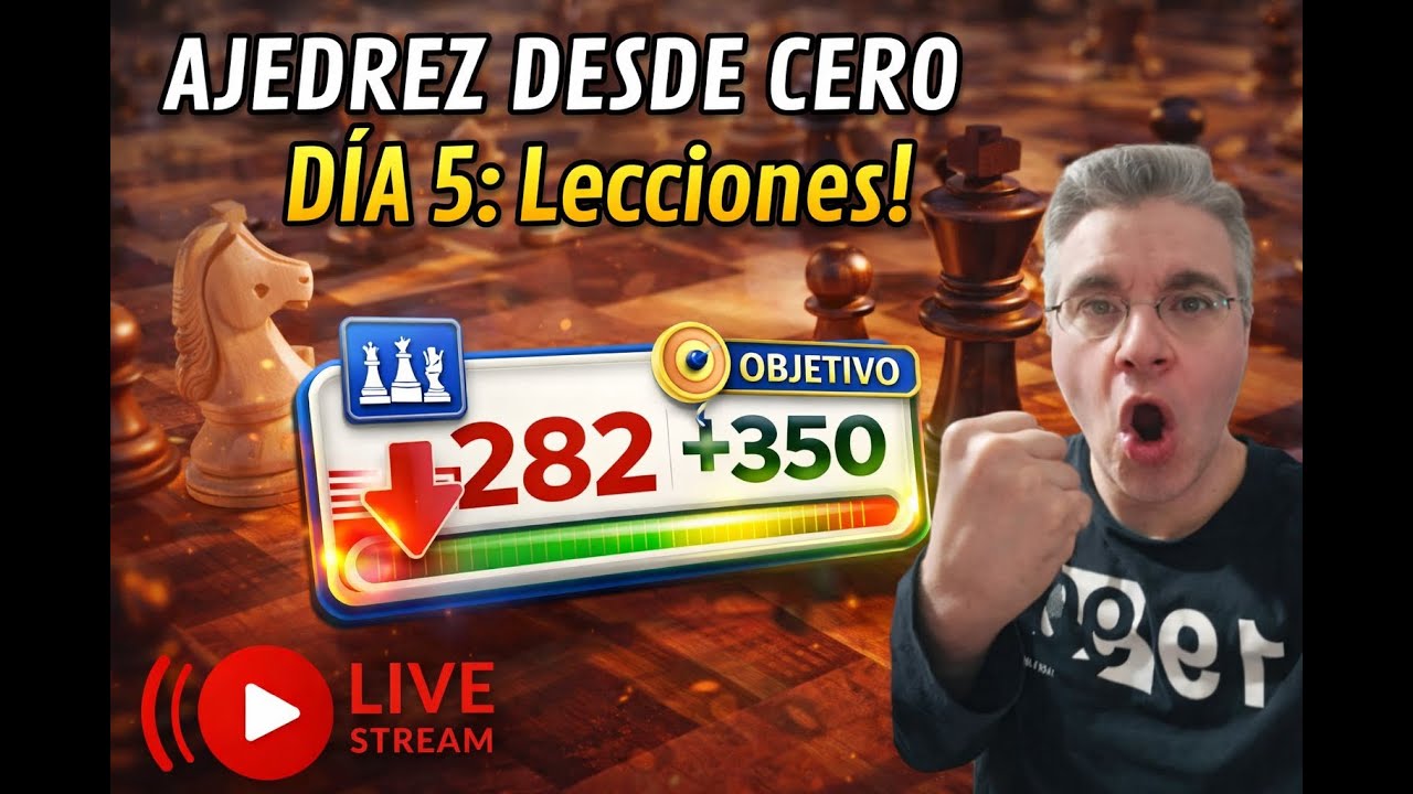Ajedrez desde cero: Día 5 Lecciones!