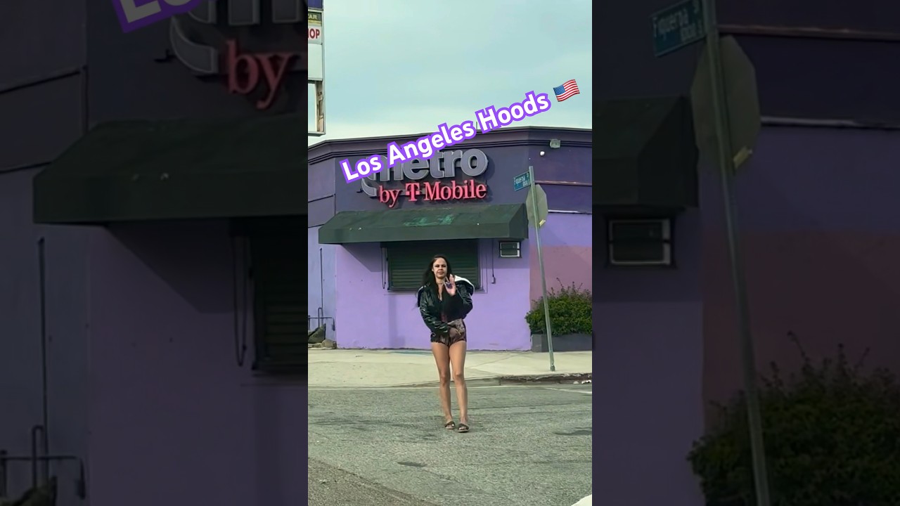 🇺🇸🌴 Los Angeles Hoods / Figueroa street #shortvideo #usa #life #shorts 04/12/2024