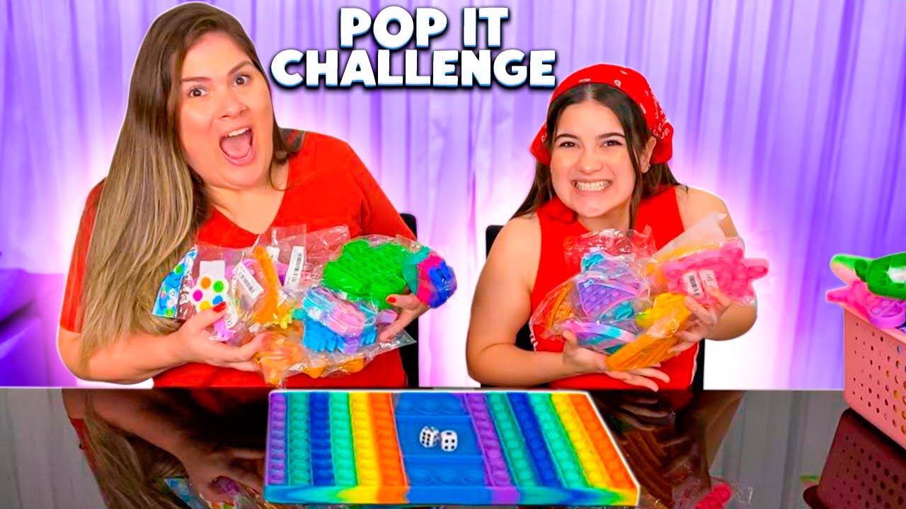 POP IT CHALLENGE * QUEM GANHOU MAIS FIDGET TOYS???