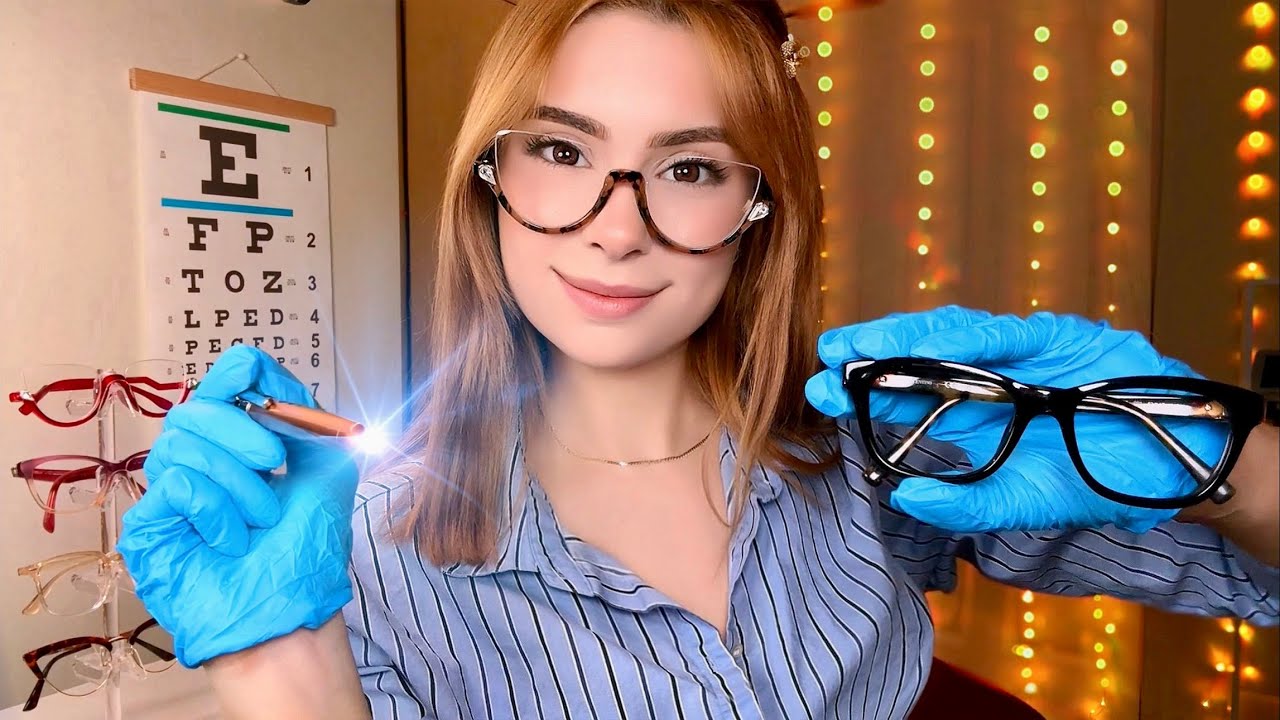 ASMR Examen De La VUE 👓  Roleplay Opthamologue, (Medical Eye Exam en Français)