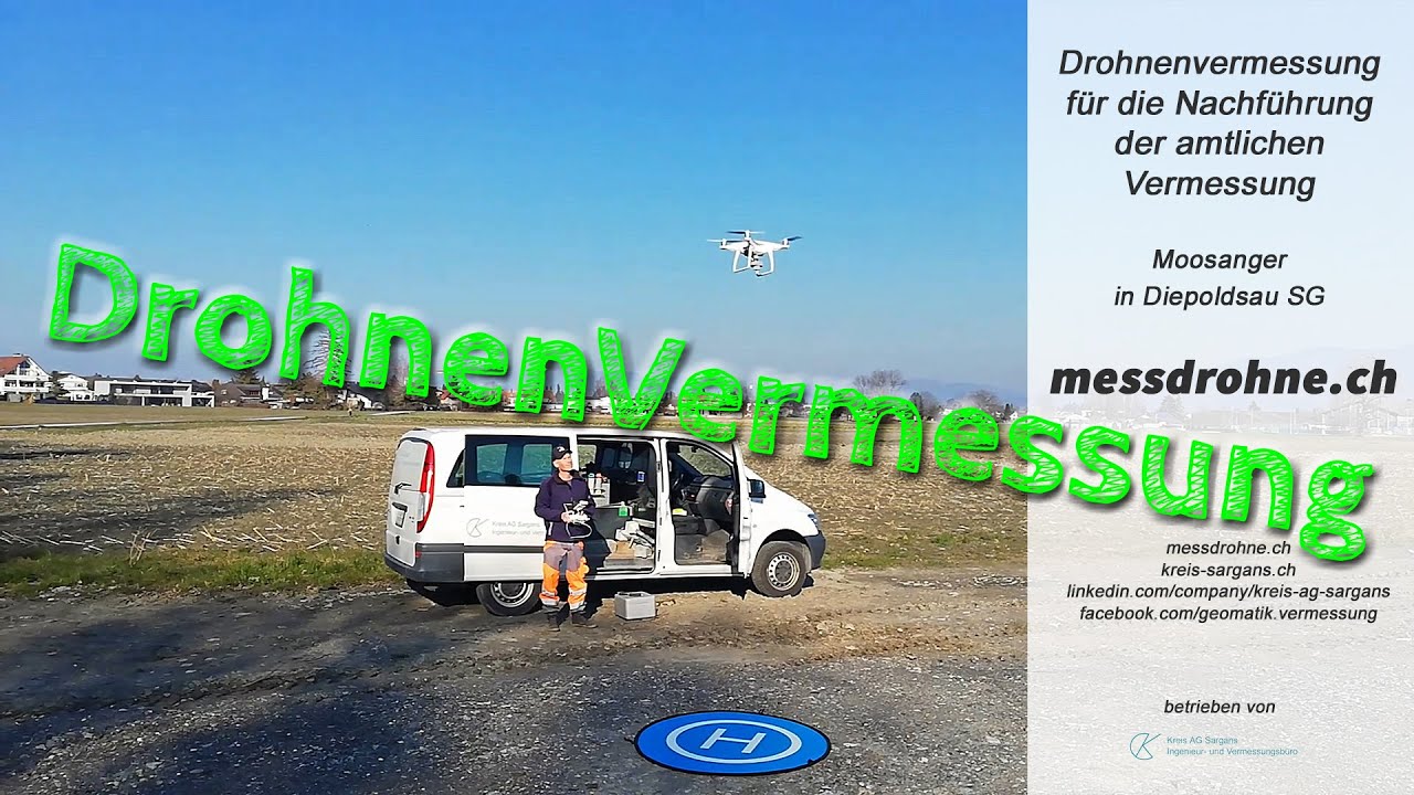 Drohnenvermessung für die Nachführung der amtlichen Vermessung