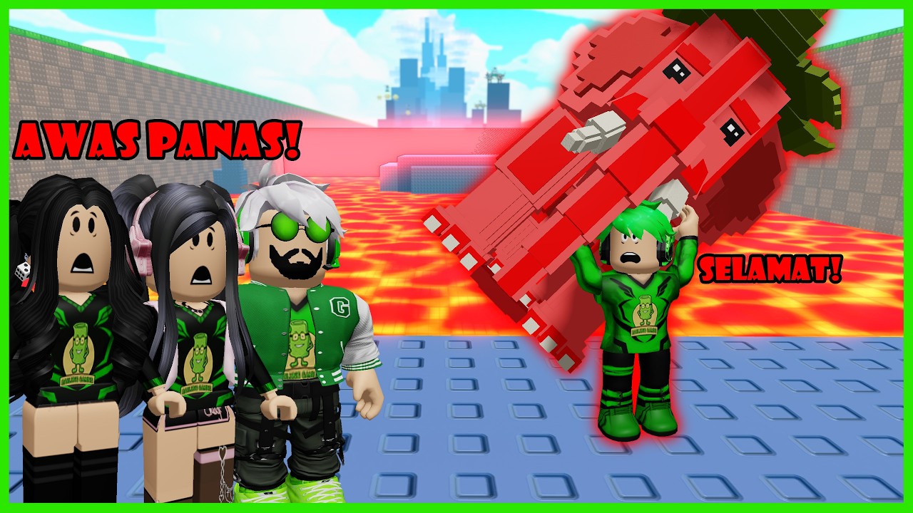 Aku Panjat Bukit Tertinggi Untuk Dapatkan Brainrot Dari Lava - Roblox Survive Lava For Brainrots