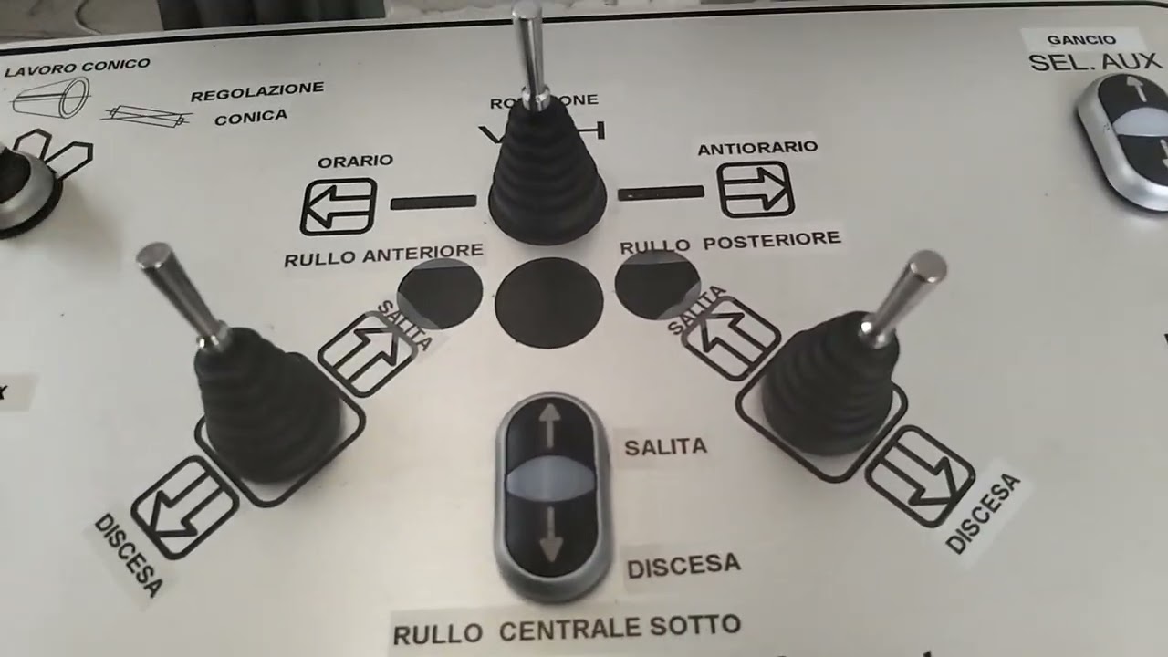 Calandra Usata 4 Rulli Parmigiani VBH 2600 - Vediamo Tutti i Comandi