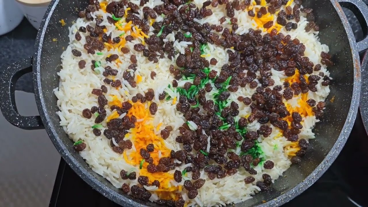 Biryani Rice ) Bariis iyo Hilib, sabiib