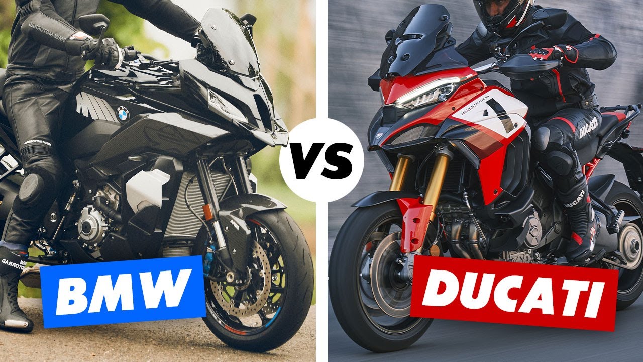 Новый BMW M1000XR против Ducati Multistrada V4 Pikes Peak!