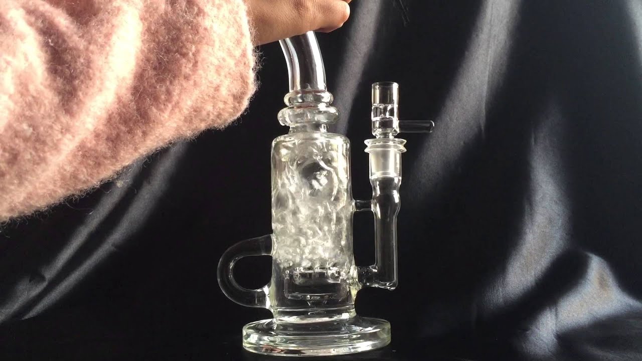 mothership torus recycler glass straight fab-glass bongs