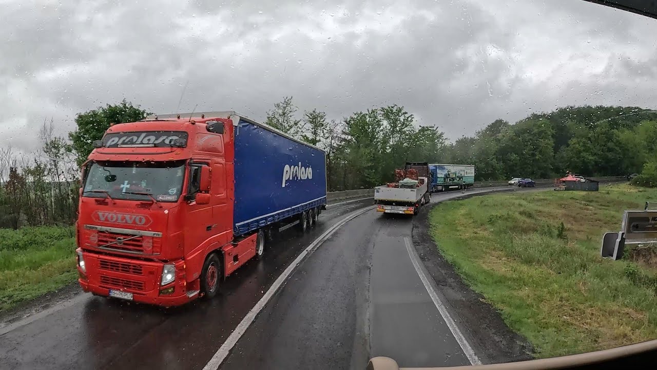 Truck Vlog - Infamous Piece of Romanian Road (68A), and Expected Tacho Control.