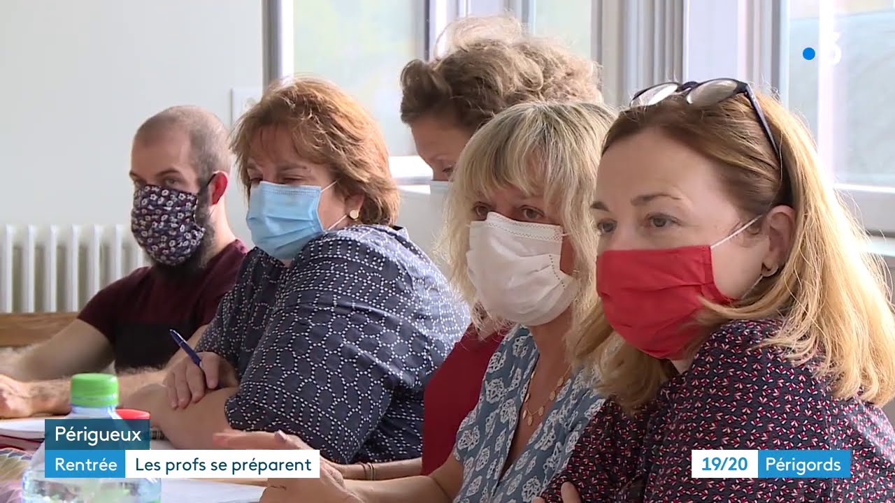 Réunion de pré-rentrée pour les enseignants de l'école Maurice Albe de Périgueux