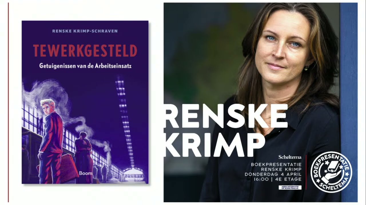 Boekpresentatie Renske Krimp-Schraven - 'Tewerkgesteld'