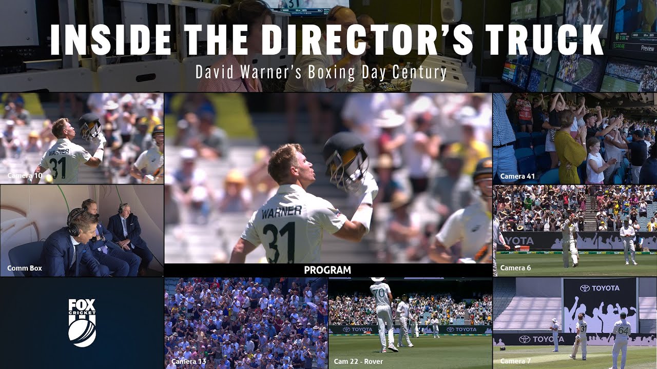 David Warner's Boxing Day century from the Director's chair | Behind the Broadcast