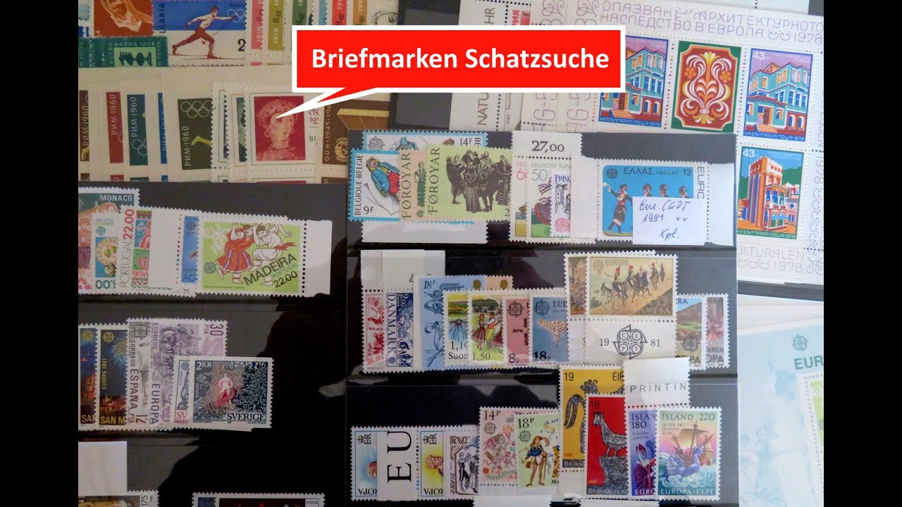 Briefmarken wertvoll? Schatzsuche in Inventurkiste Briefmarken am 11.10.21