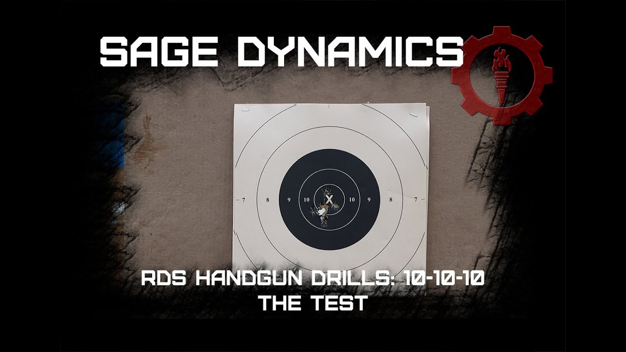 RDS Handgun Drills: The 10 10 10