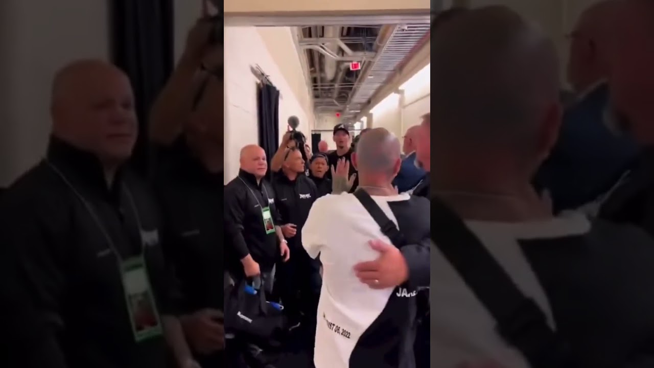 ALTERCATION BETWEEN NATE DIAZ AND JAKE PAUL&rsquo;S TEAMS