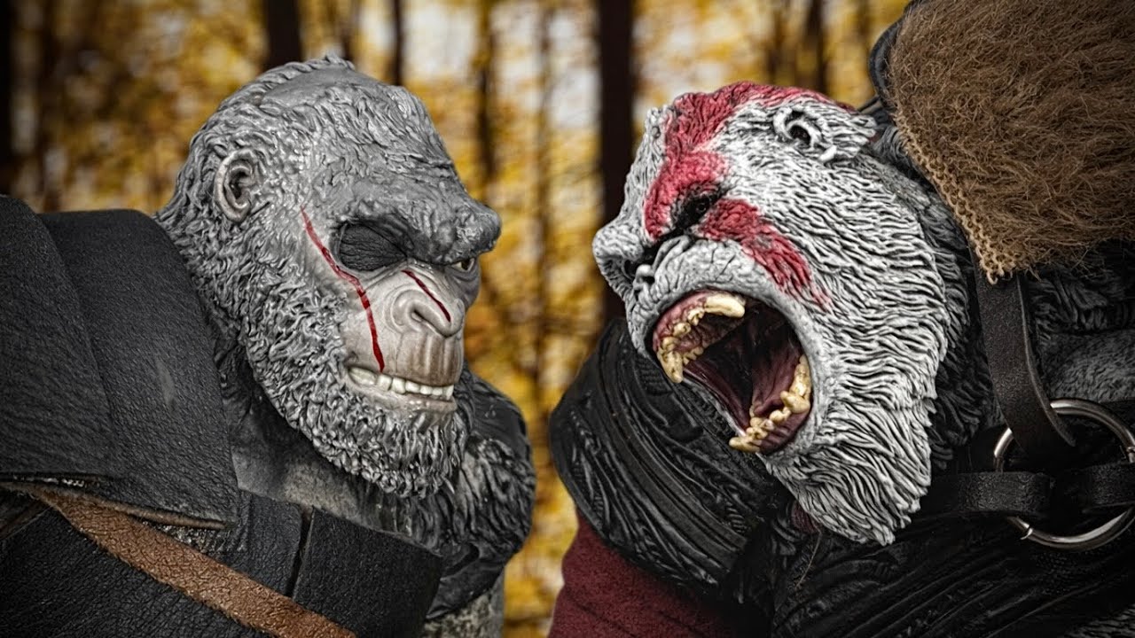 ARES KONG OF WAR vs UNCLE ONE EYE STOP MOTION