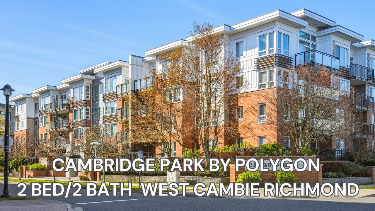 Cambridge Park by Polygon garden level condo in the heart of Richmond