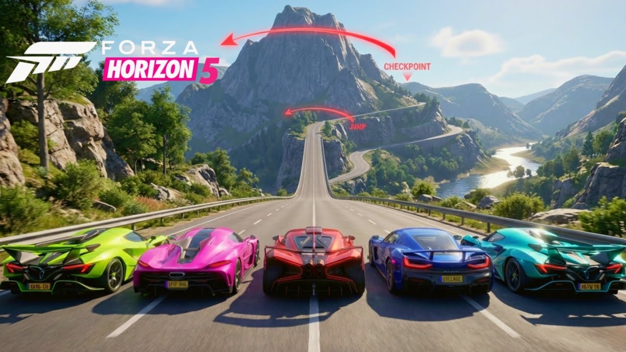 WORLD'S MOST FASTEST CAR SPEED JUMP AND SPEED TEST 🚀😱 (1000+ KMPH)  Forza Horizon 5