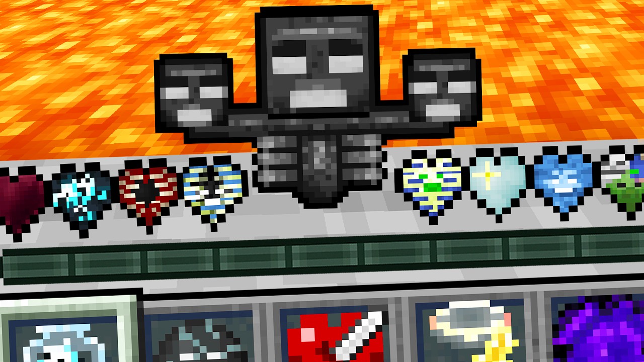 Minecraft but there are Wither Hearts