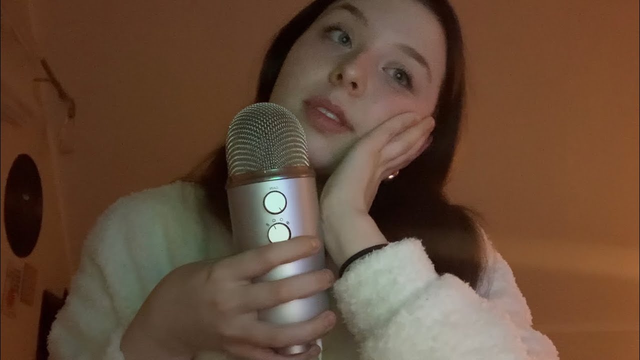 ASMR up close whisper ramble ⋆⁺₊⋆ ☾⋆⁺₊⋆