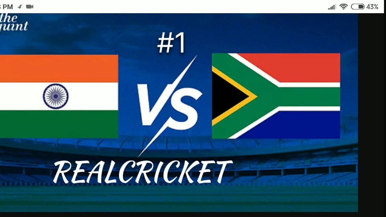 REALCRICKET India VS South Africa 1_Wicket #1