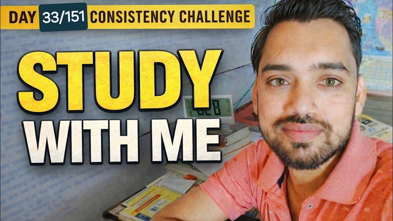 STUDY WITH ME | DAY 33 /151 | POMODORO TECHNIQUE