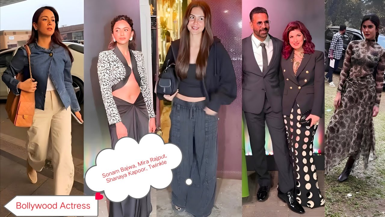 Bollywood Actresses | Sonam Bajwa | Rakul | Shanaya Kapoor | Mira Rajput | Trending Viral Videos 🥰 