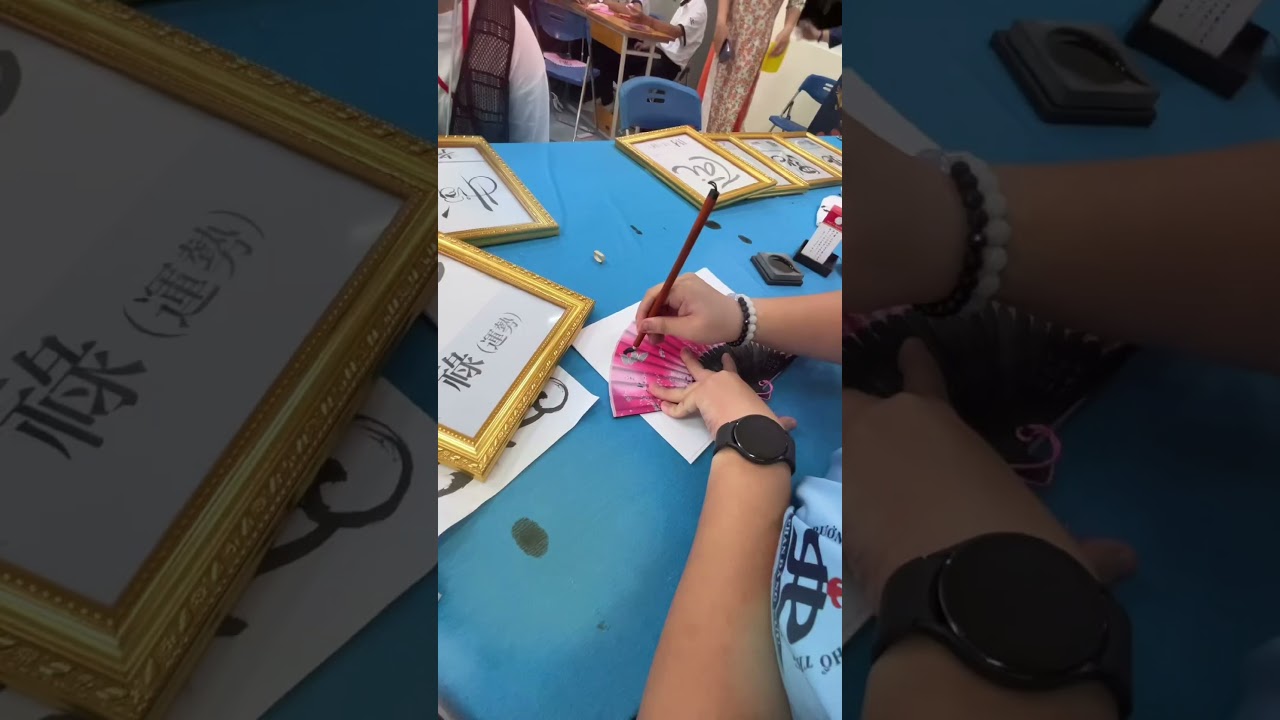 Trường THPT Phan Đăng Lưu 🇻🇳 v&agrave; Trường THPT Showa Gakuin 🇯🇵 Nhật Bản | Viết Thư Ph&aacute;p | Ph&uacute;c Lộc