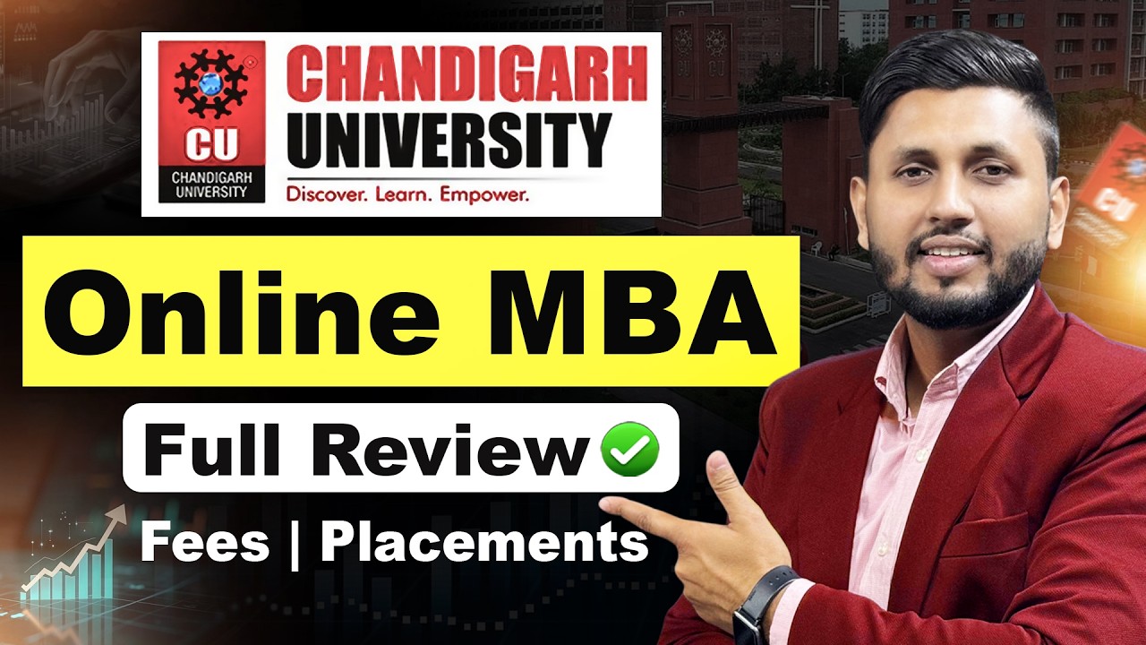 Chandigarh University Online MBA (Review!) | CU Online | Online MBA Admission | Best MBA University