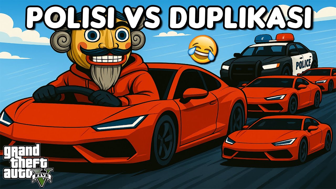 POLISI VS MOBIL DUPLIKASI - GTA 5 ROLEPLAY
