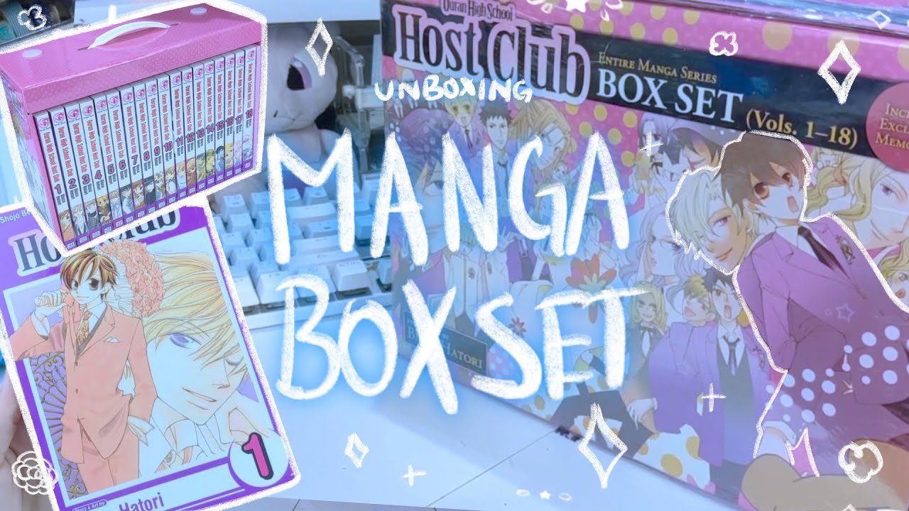 🌹Ouran High School Host Club Manga Box Set🌺 18 Manga Set Unboxing📚 ✧  || Kaele