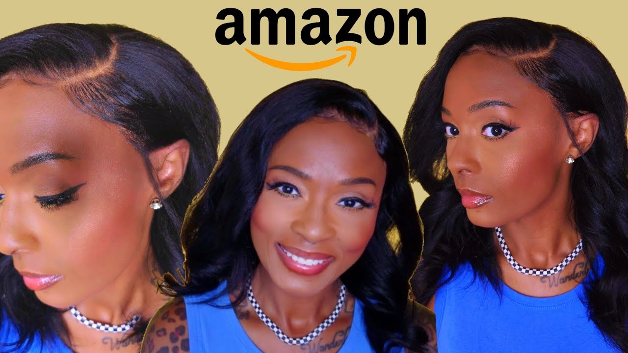 The Best Bob Wig On Amazon! Light Yaki Wavy Bob Human Hair Wig With Blow Out  Bangs Unice Hair
