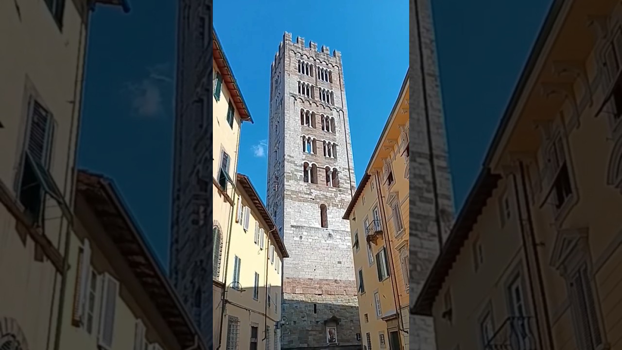 Medieval Tower Walled City 🇮🇹 #travel #italiancity #italy #luccaitaly #lucca #italia #medieval