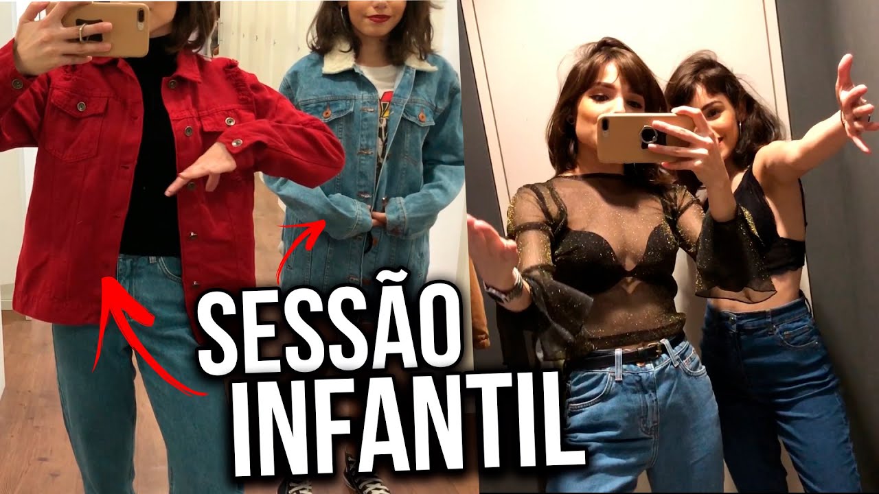 COMPRANDO ROUPAS ft. MINHA IRM&Atilde; COM APENAS R$150