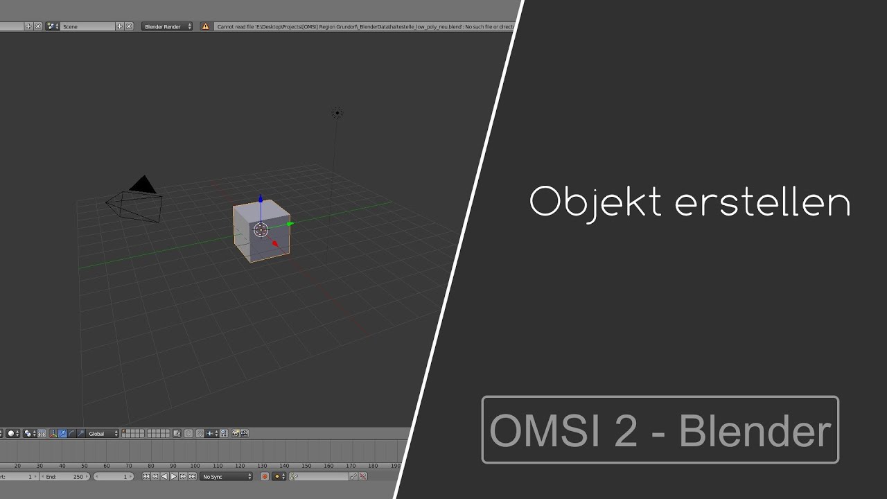 [Tutorial/German] Omsi 2 Objekt Erstellung - Blender