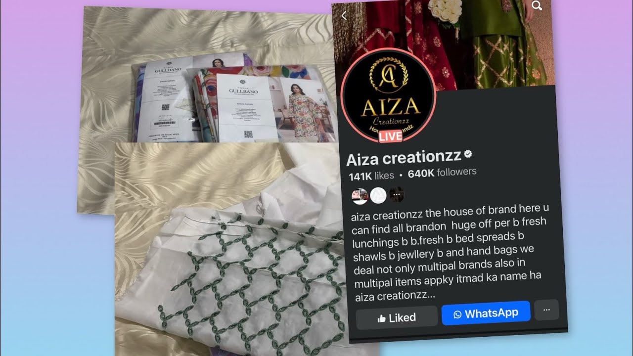Aiza Creations se shopping ki| defected dresses| low quality stuff| Gull jee dresses| Review