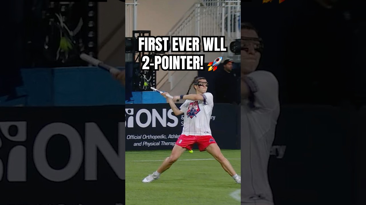 Charlotte North Scores FIRST TWO-POINT GOAL in WLL History! 👏 #shorts