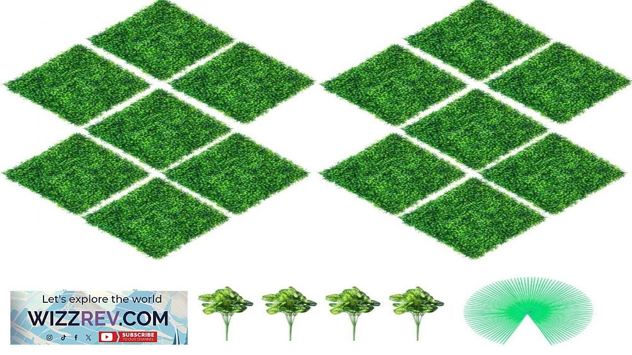 VEVOR Artificial Boxwood Panels 14 PCS 20 