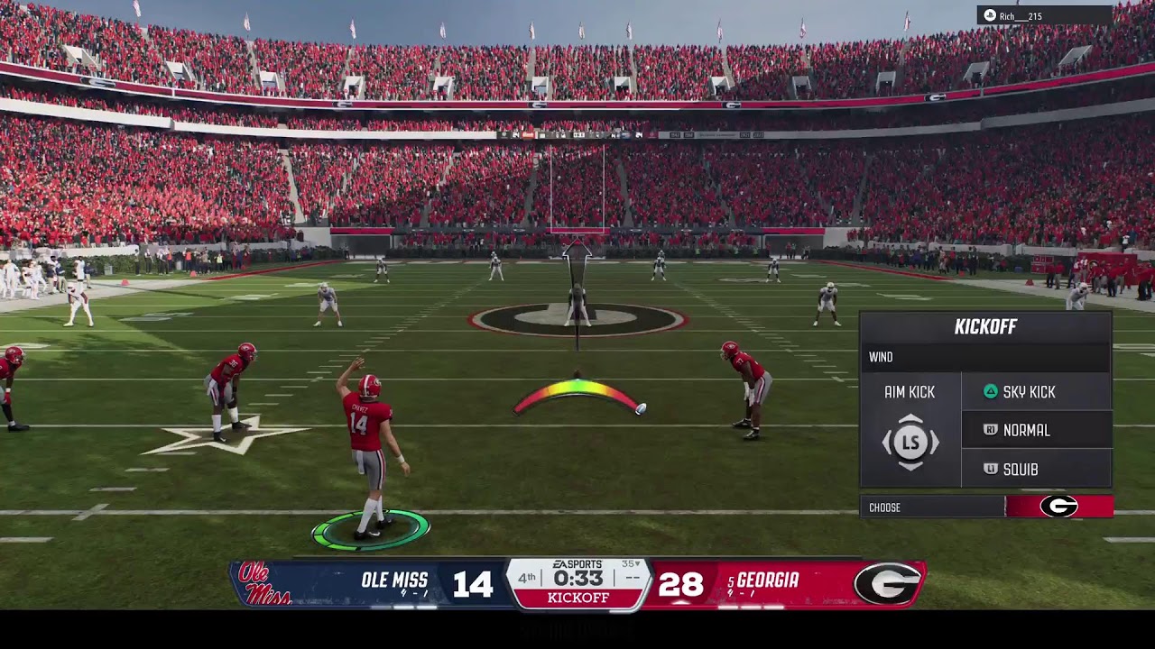 Season 7 Week 8 vs Ole Miss - R2NC