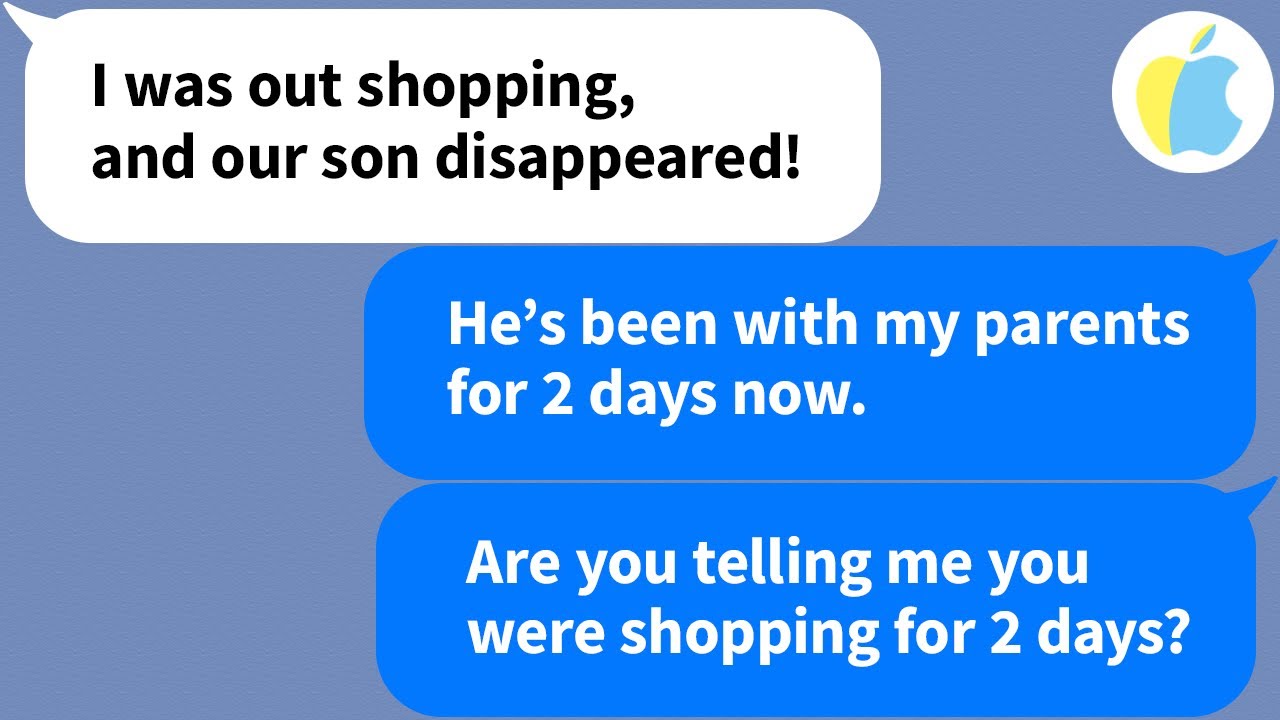 【Apple】My son suddenly shows up at my mother's house while I was on a business trip...