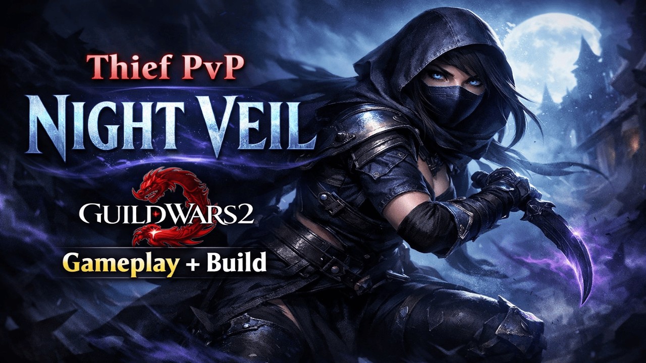 Thief ASSASSIN Night Veil | Build PVP Off-Meta + Gameplay | Guild Wars 2