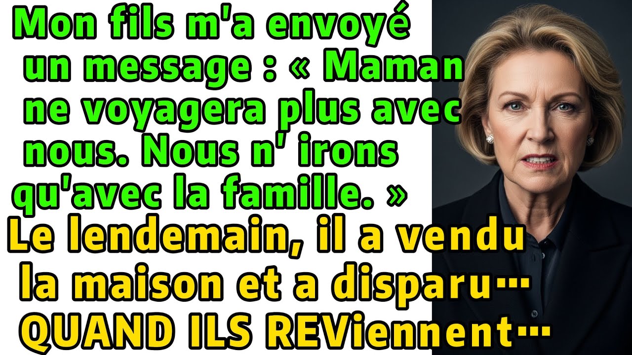 Mon fils a dit que je suis un étranger, et me considère même comme quelqu'un qui ne mérite pas...