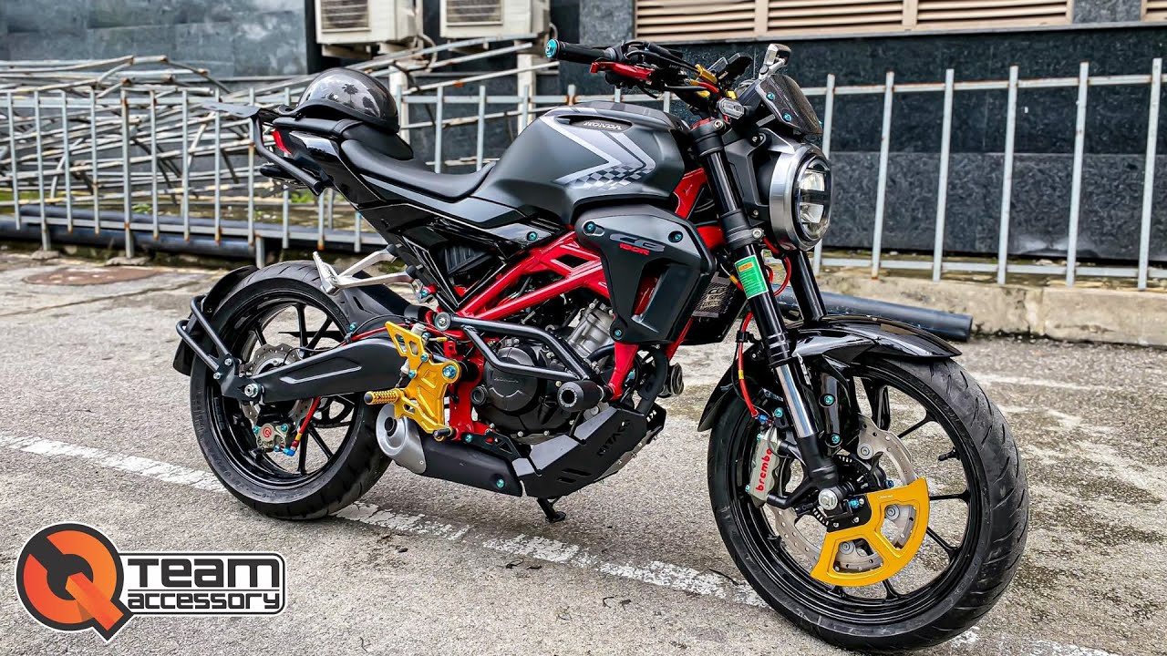 Honda CB150R 2022 Có Giá 105tr l Quá Shock với giá 105tr l Review Honda CB150R độ Kiểng Đen Đỏ Vangf