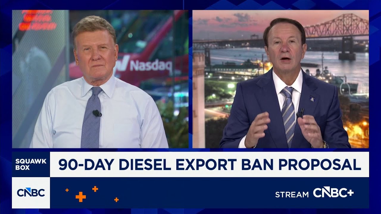 Louisiana Gov. Jeff Landry on his 90-day diesel export ban: America is subsidizing Europe's problems