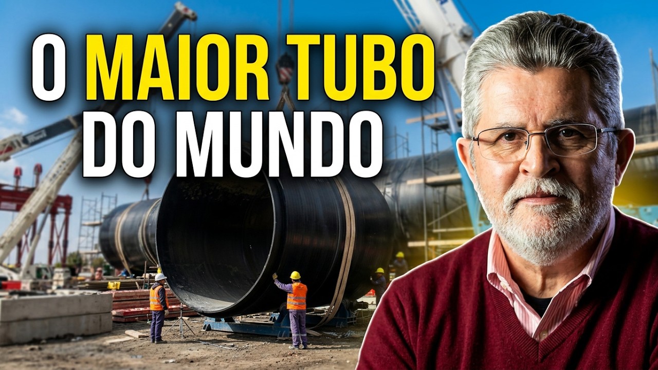 Engenheiro Gilberto Gomes - OBRAS BRASIL ARGENTINA - O maior tubo de PEAD do mundo.