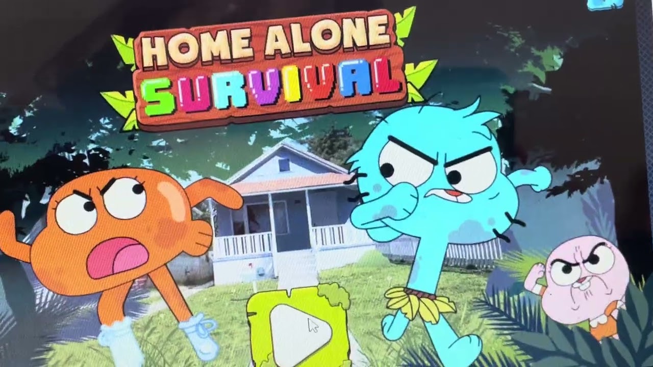 The amazing world of gumball home alone survival ￼ old Cartoon Network flash game ￼