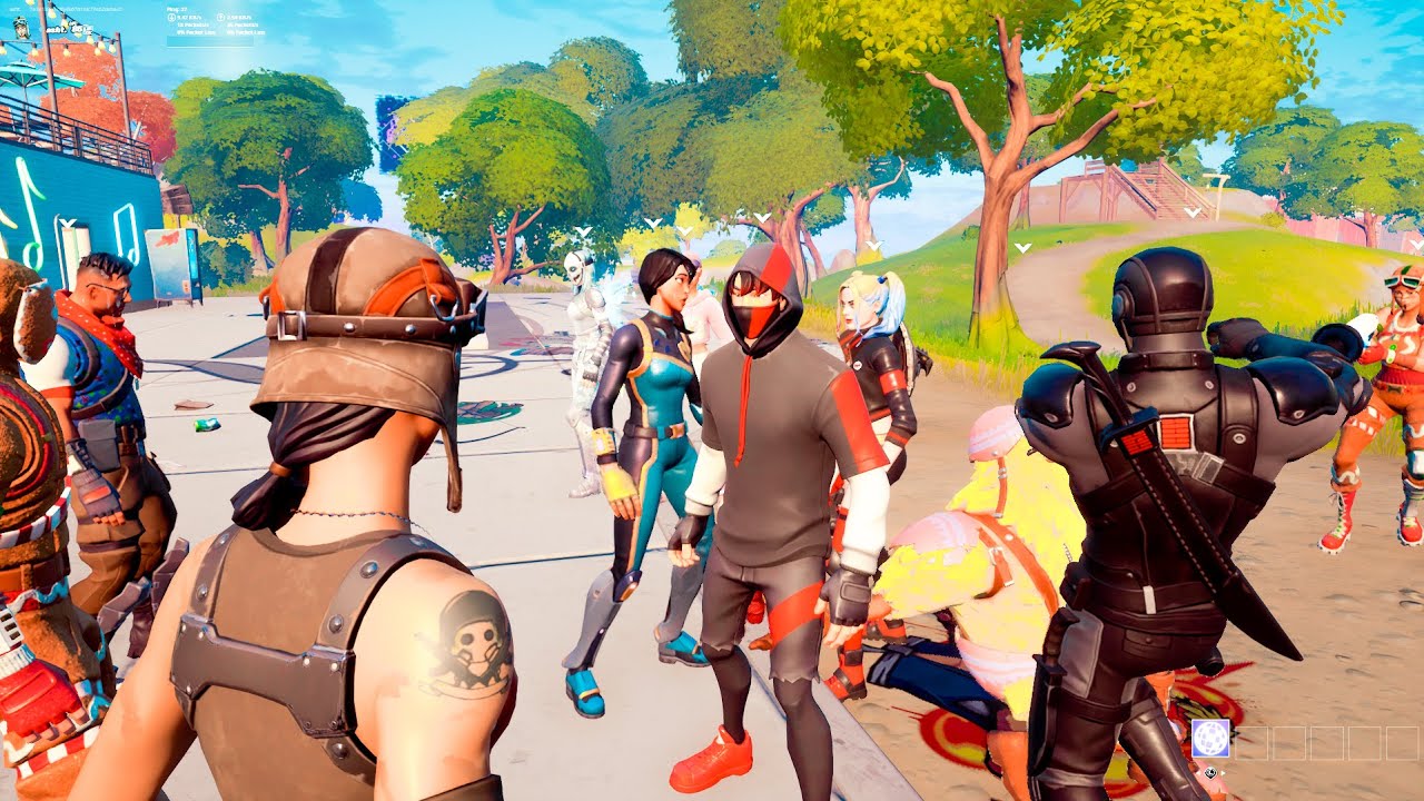 Going into Party Royale wearing Renegade Raider...
